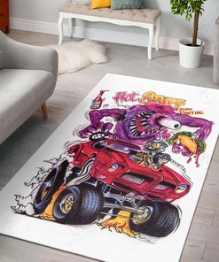 Rat Fink Hot Stuff Rat Fink Rug Hot Rod Rug for Garage