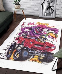 Rat Fink Hot Stuff Rat Fink Rug Hot Rod Rug for Garage