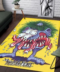 Rat Fink Irresistible Beast Rug Hot Rod Rug for Garage