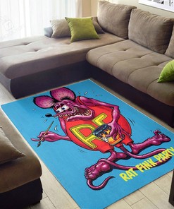 Rat Fink Party Rug Hot Rod Rug for Garage