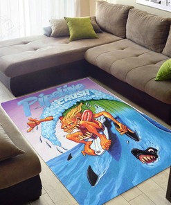 Rat Fink Pipeline Crush Skateboard Rug Hot Rod Rug for Garage