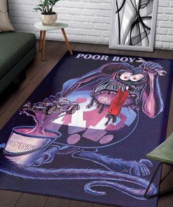 Rat Fink Poor Boy Area Rug - Adds a Quirky Touch to Any Room