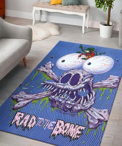Rat Fink Rad To The Bone Rug Hot Rod Rug for Garage