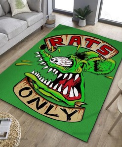 Rat Fink Rat Only Rug Hot Rod Rug for Garage