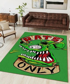 Rat Fink Rat Only Rug Hot Rod Rug for Garage