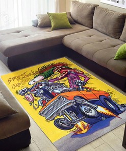 Rat Fink Street Racers Rehab Rug Hot Rod Rug for Garage