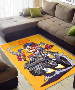 Rat Fink Super Cop Rug Hot Rod Rug for Garage