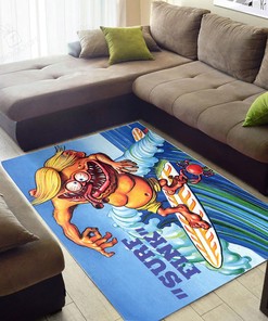 Rat Fink Surf Fink Rug Hot Rod Rug for Garage