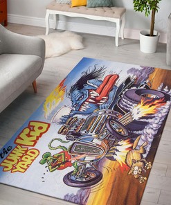 Rat Fink The Junk Yard Kid Rug Hot Rod Rug for Garage