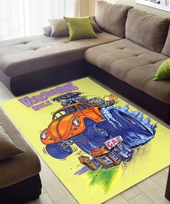 Rat Fink Volkswagens Rule Rug Hot Rod Rug for Garage