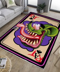 Rat Hot Rod Kustom Rug Hot Rod Rug for Garage