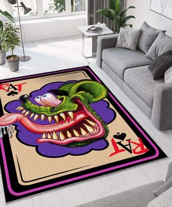 Rat Hot Rod Kustom Rug Hot Rod Rug for Garage