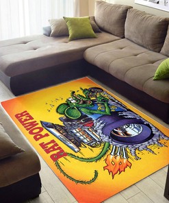 Rat Power Hot Rod Rug - Showcase Your Love for Rat Fink and Hot Rods