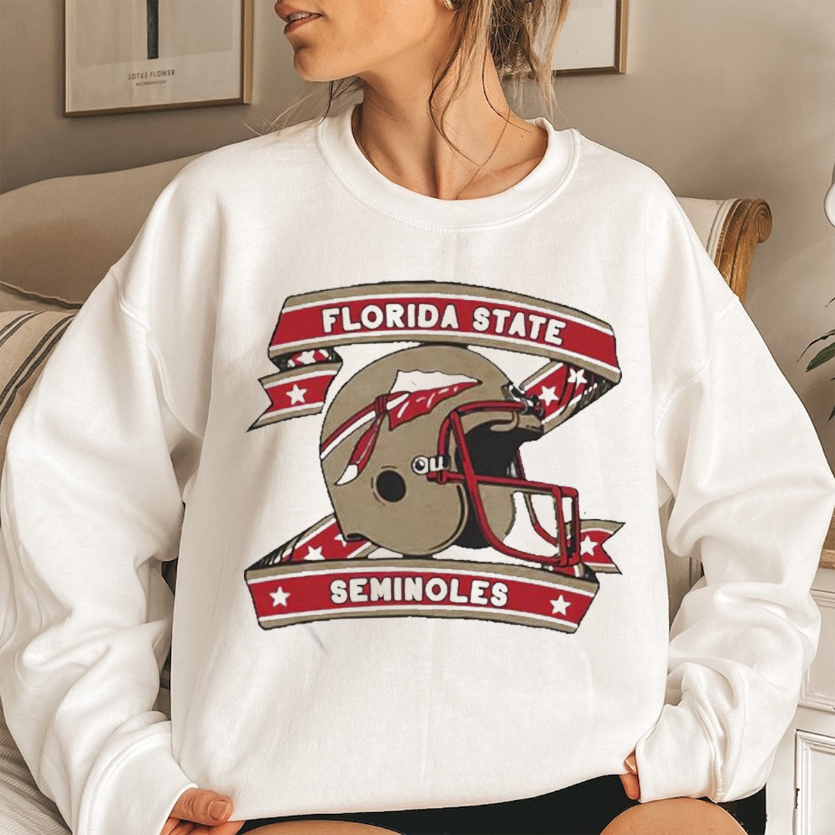 Retro Florida State Seminoles Football T-Shirt - Fan Gift