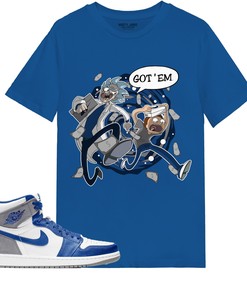 Rick Got Em Shirt Match Jordan 1 High OG True Blue Shirt In Color Royal