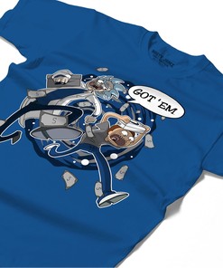 Rick Got Em Shirt Match Jordan 1 High OG True Blue Shirt In Color Royal