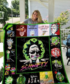 Rick and Morty Quilt Blanket for Bed or Sofa - Ideal for Home Decoration