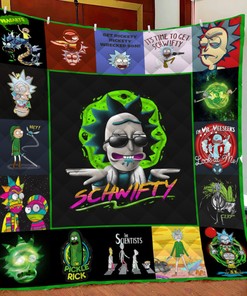 Rick and Morty Quilt Blanket for Bed or Sofa - Ideal for Home Decoration
