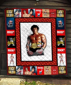 Rocky Balboa Film Series Quilt Blanket - Perfect Gift for Rocky Fans