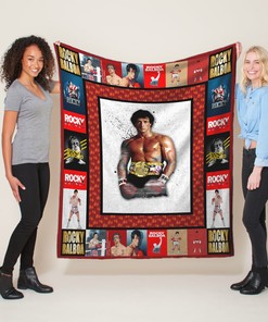Rocky Balboa Film Series Quilt Blanket - Perfect Gift for Rocky Fans
