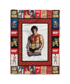 Rocky Balboa Film Series Quilt Blanket - Perfect Gift for Rocky Fans