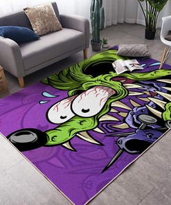 Scary Rat Fink Rug Hot Rod Rug for Garage