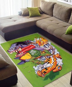 Show Your Skateboarding Love with the Rat Fink JYK Rug - Personalizable