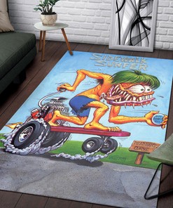 Sidewalk Surfer Rat Fink Rug - Add a Funky Vibe to Your Decor