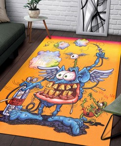 Slam It with Attitude! Rat Fink Rug - Add Some Edginess to Any Room