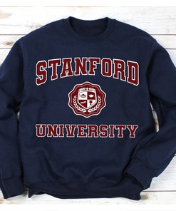 Stanford University Crewneck Sweatshirt, Varsity College Stanford University Shirt, Stanford Gift For Women