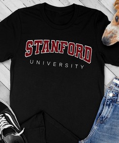Stanford University Crewneck Sweatshirt, Varsity College Stanford University Shirt for Fans