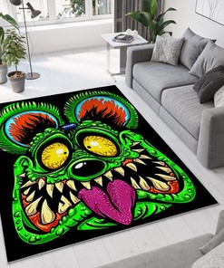 Stay Cool with the Rat Fink Cool Area Rug - Ideal for Living Spaces