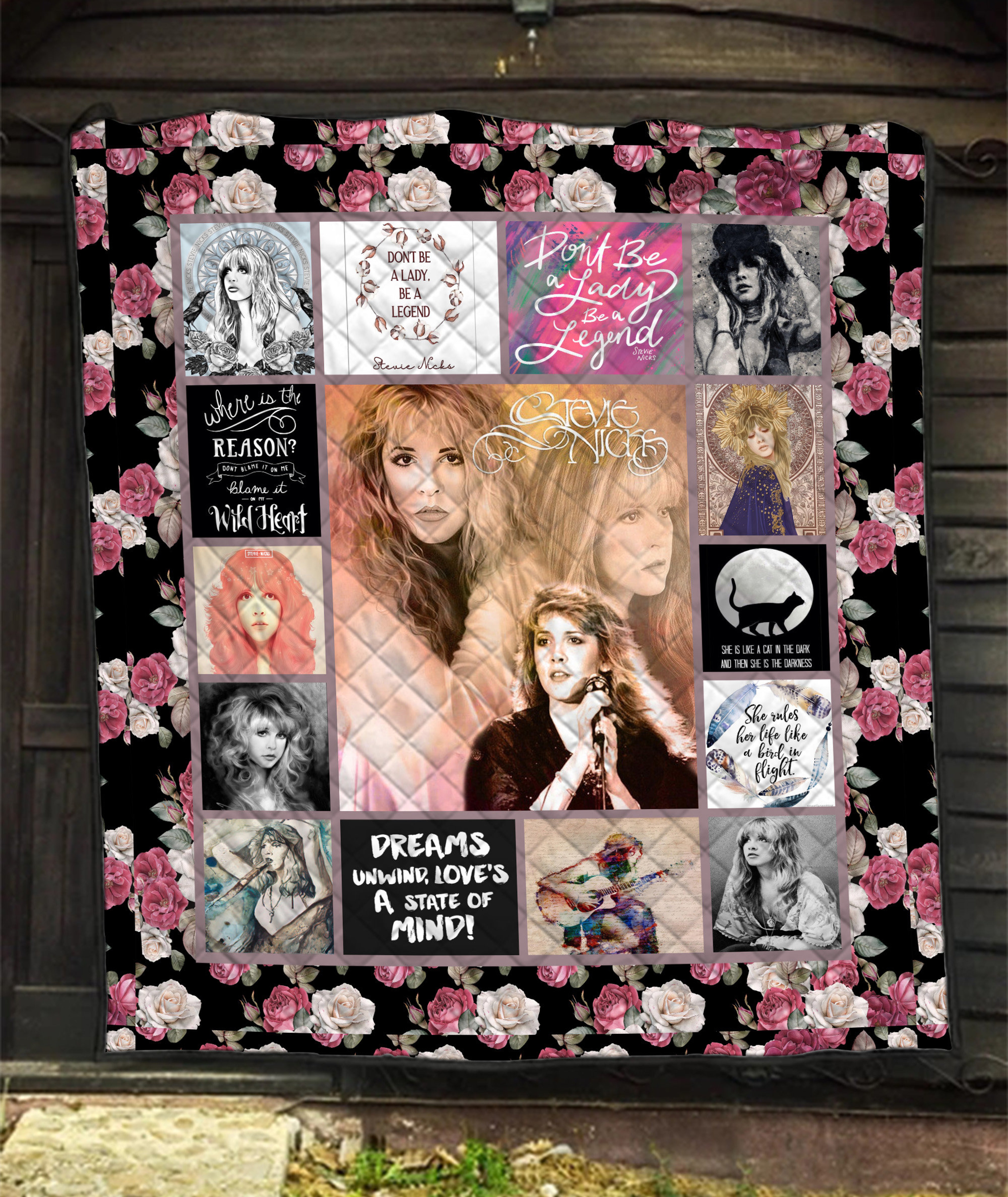 Stevie Nicks Albums Quilt Blanket - Gift For Stephanie Lynn Nicks Fans