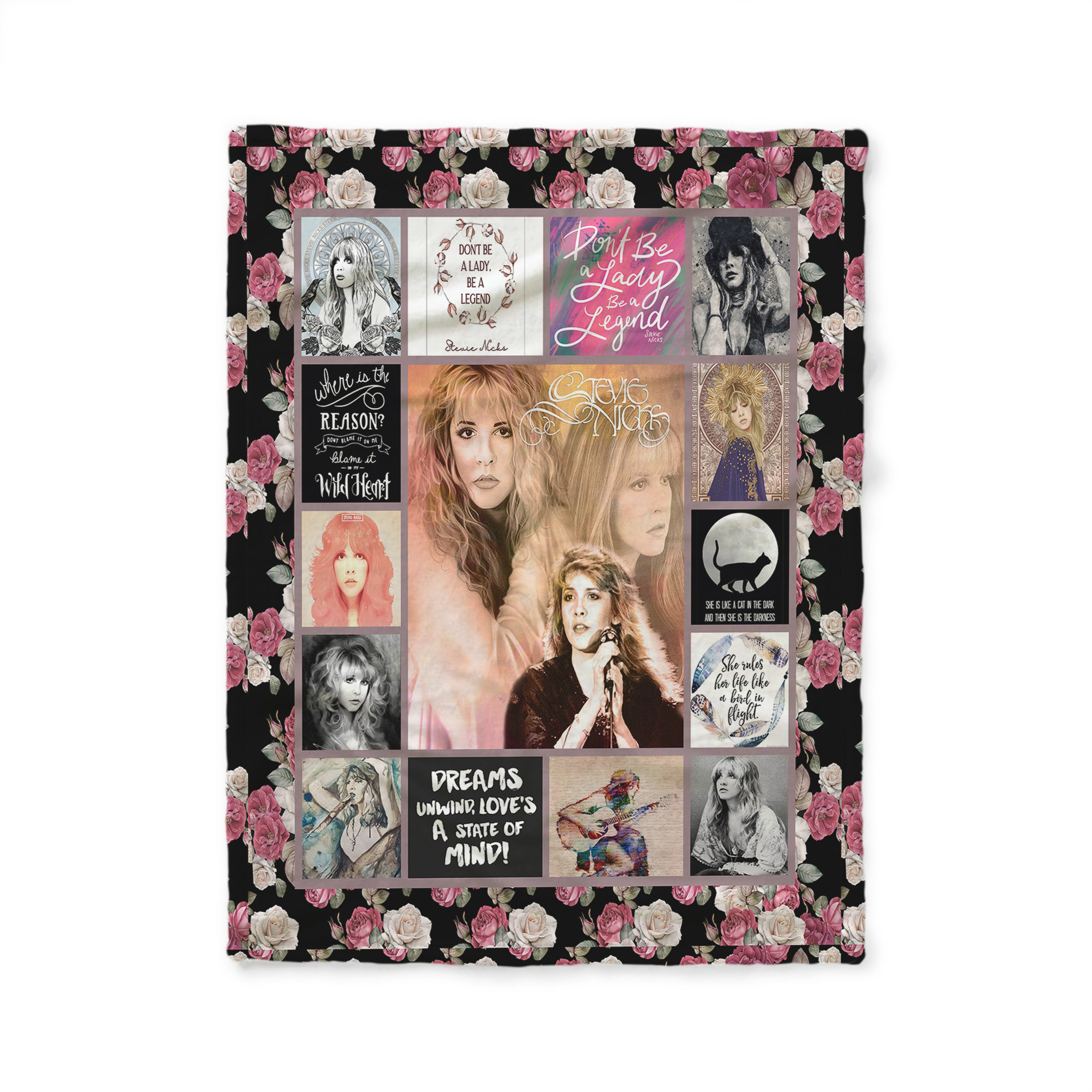 Stevie Nicks Albums Quilt Blanket - Gift For Stephanie Lynn Nicks Fans
