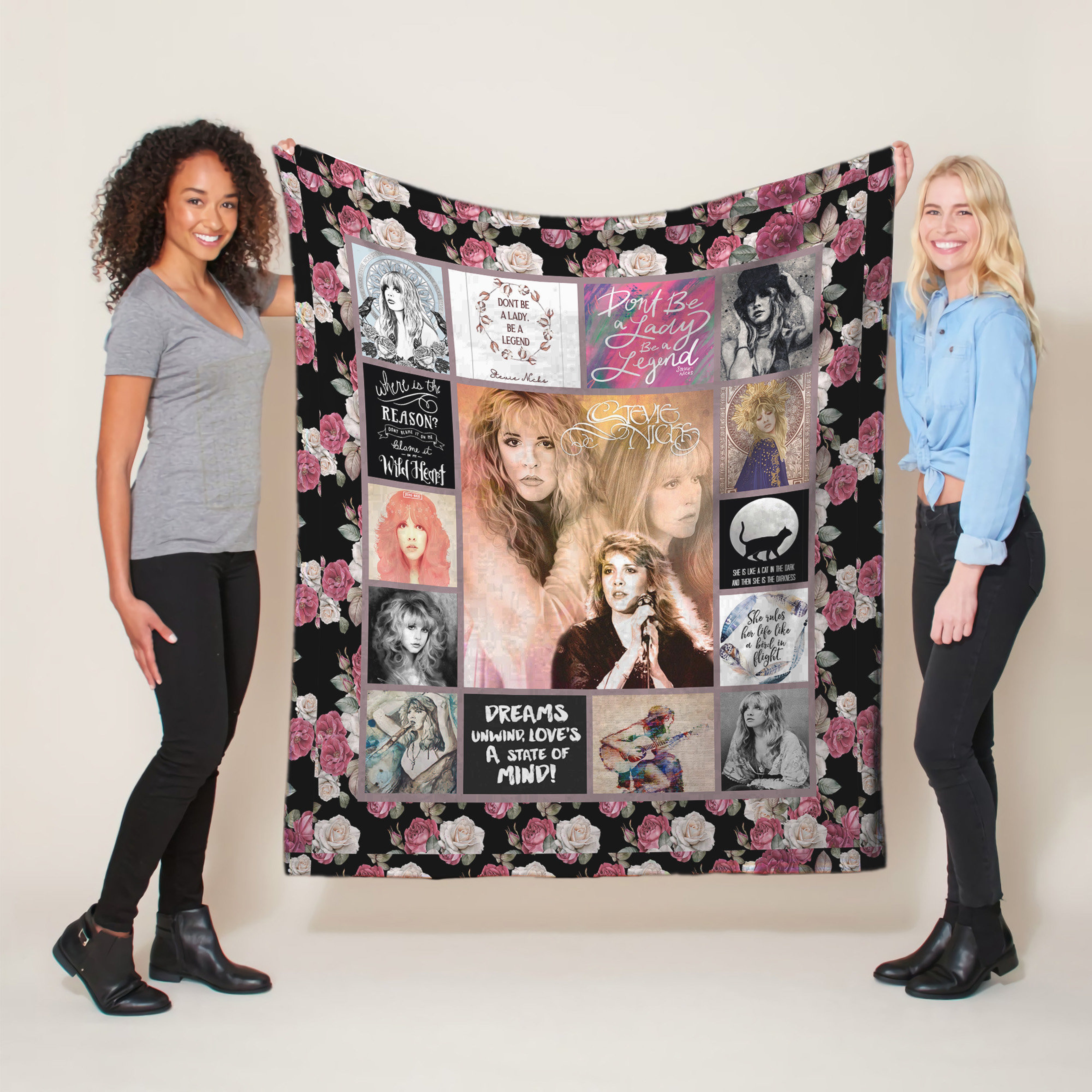 Stevie Nicks Albums Quilt Blanket - Gift For Stephanie Lynn Nicks Fans