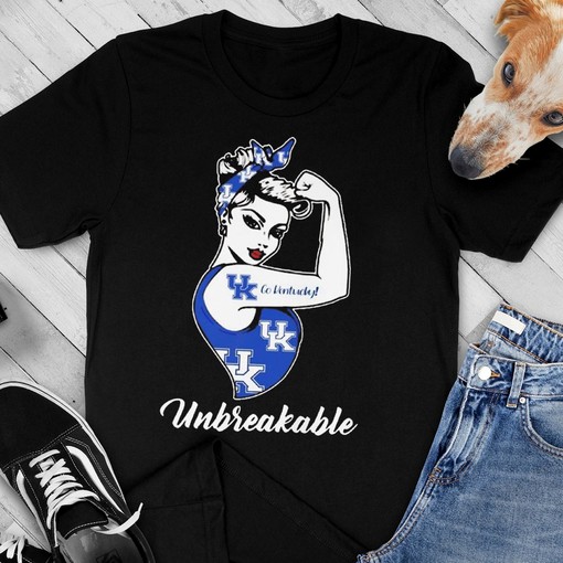 Strong Girl Unbreakable Kentucky Wildcats Sweatshirt Fan Gift
