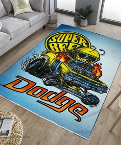 Super Bee Dodge Hot Rod Rug for Home Decoration