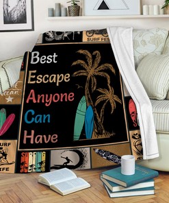 Surf Rest Quilt Blanket, Perfect for Beach Picnics