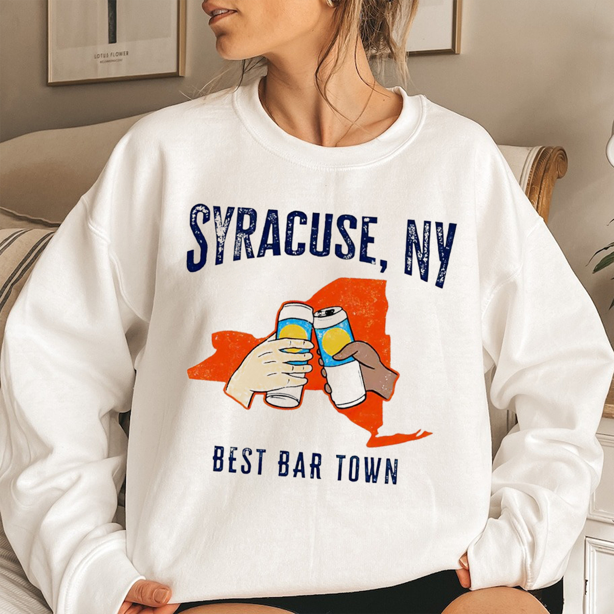 Syracuse Orange Syracuse NY Best Bar Town 2023 T-Shirt - Fan Gift