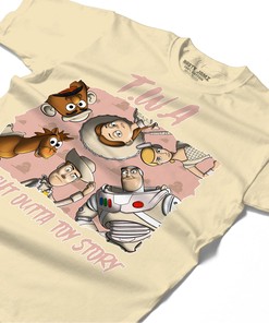 TWA Toys Shirt Match Jordan 1 OG Washed Pink Shirt In Color Nature