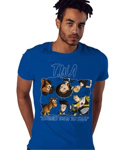 TWA Toys Stroke Shirt Match Jordan 14 Laney Shirt In Color Royal