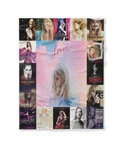 Taylor Swift Fan Lover Quilt Blanket - Cotton Quilting Fabric Bedding Set