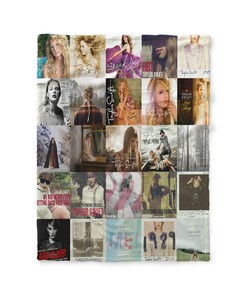 Taylor Swift Folklore Quilt Blanket - Swiftie Albums Fan Lover Bedding Set