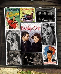 The Bishop's Wife Vintage 90S Christmas Movie Blanket - Unique and Funny Home Decor Gift