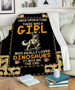 The Girl Who Loved Dinosaur Quilt Blanket, Christmas Special