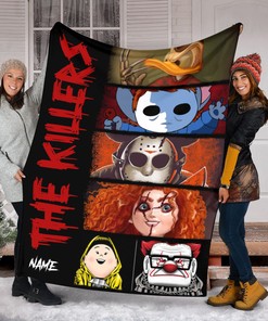 The Killers Blanket - Cartoon Cosplay Horror Characters Blanket - Horror Throw - Scary Movie