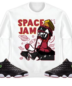 The Martian Marvin Unisex Sweatshirt Match 13s Playoffs