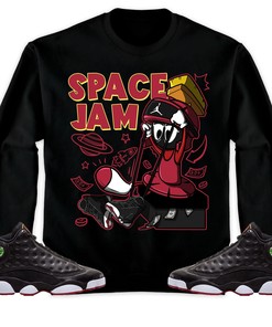 The Martian Marvin Unisex Sweatshirt Match 13s Playoffs