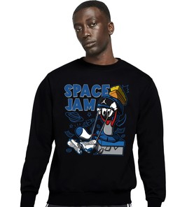 The Martian Marvin Unisex Sweatshirt Match 13s Retro French Blue