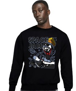 The Martian Marvin Unisex Sweatshirt Match 1s Mid Space Jam